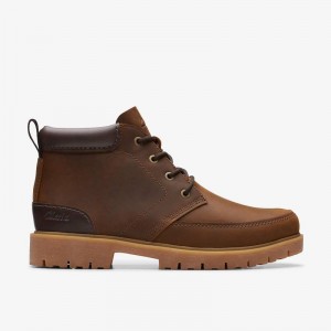 Beeswax Leather Clarks Rossdale Mid | CLKS-84553