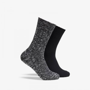 Black Clarks Marled Crew Sock | CLKS-84171