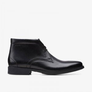 Black Clarks Whiddon Mid | CLKS-84452