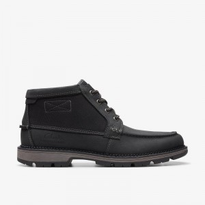 Black Combination Clarks Maplewalk Moc | CLKS-84525