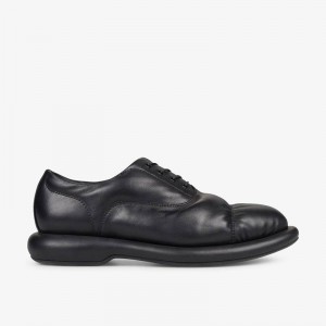 Black Leather Clarks Martine Rose Womens Oxford 1 | CLKS-85404