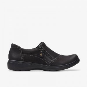 Black Nubuck Clarks Carleigh Ray | CLKS-84892