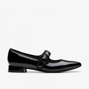 Black Patent Clarks Natalyn May | CLKS-85339