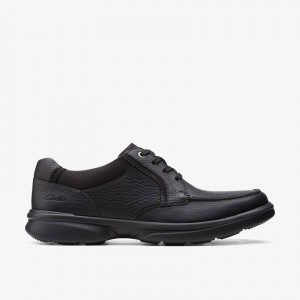 Black Tumbled Leather Clarks Bradley Vibe | CLKS-84327