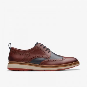 British Tan Combination Clarks Chantry Wing | CLKS-84474