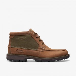 Brown Combination Clarks Maplewalk Moc | CLKS-84528