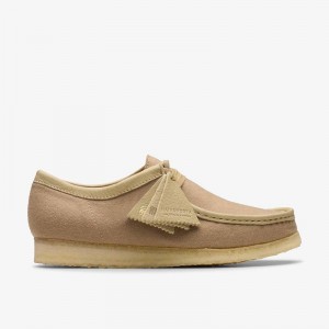 Camel Wool Clarks Wallabee | CLKS-84483