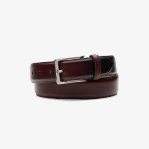 Cognac Clarks Dress Belt Burnished | CLKS-84201