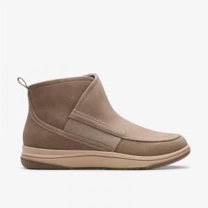 Dark Taupe Clarks Breeze Cora | CLKS-85466