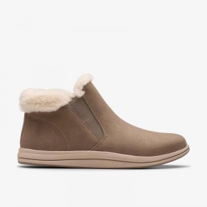 Dark Taupe Clarks Breeze Twist | CLKS-85558