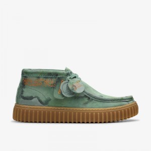 Green Camouflage Clarks Torhill Tor | CLKS-84598