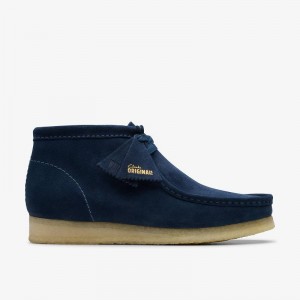 Ink Suede Clarks Wallabee Boot | CLKS-84487