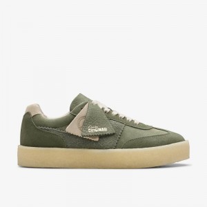 Khaki/Green Combination Clarks Tor 80 | CLKS-85156