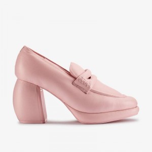 Light Pink Leather Clarks Martine Rose Womens Loafer 1 | CLKS-85418