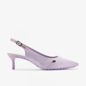 Lilac Textile Clarks Martine Rose Womens Sling 2 | CLKS-85106