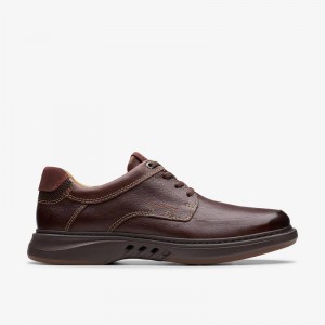 Mahogany Leather Clarks Un Briley Lace | CLKS-84455