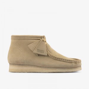 Maple Suede Clarks Wallabee Boot | CLKS-84559