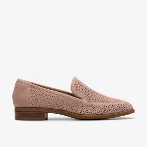 Mauve Suede Clarks Trish Cove | CLKS-85059