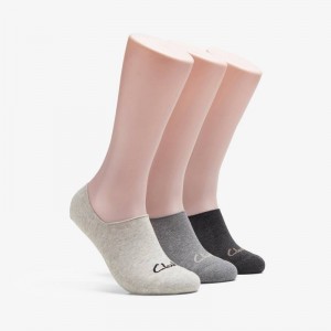 Multicolour Clarks 3 Pack Liners Sock | CLKS-84188