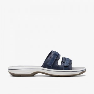 Navy Clarks Breeze Piper | CLKS-84921