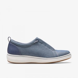 Navy Clarks Breeze Sky Lace | CLKS-85182