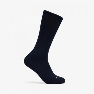 Navy Clarks Solid Crew Sock | CLKS-84178