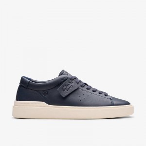 Navy Leather Clarks Craft Swift | CLKS-84220