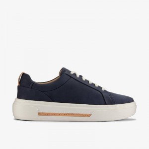 Navy Nubuck Clarks Hollyhock Walk | CLKS-85170