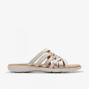 Off White Multicolour Clarks Elizabelle Rio | CLKS-84966