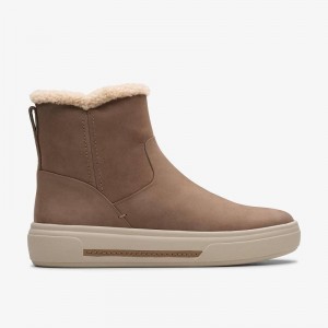 Pebble Warmlined Clarks Hollyhock Lane | CLKS-85487