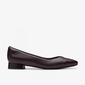 Plum Leather Clarks Natalyn Wish | CLKS-84817