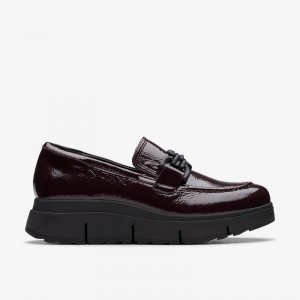 Plum Patent Clarks Loriini Izzy | CLKS-85408