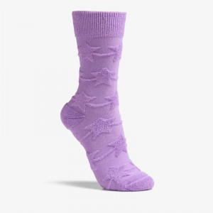 Purple Clarks Raised Star Sol Sock | CLKS-84661