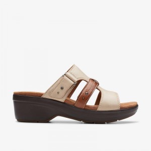 Sand Combination Clarks Tuleah Jane | CLKS-84900