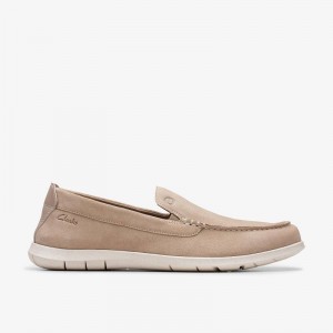 Sand Suede Clarks Flexway Step | CLKS-84292