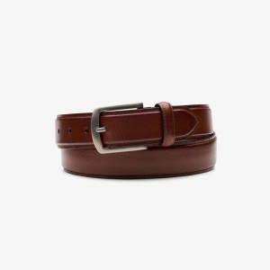 Tan Clarks Dress Belt Burnished | CLKS-84197