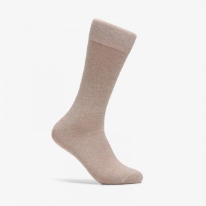 Tan Clarks Marled Crew Sock | CLKS-84181