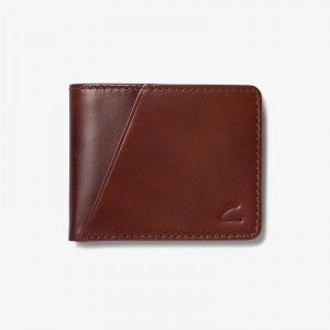 Tan Clarks Shine Passcase Wallet | CLKS-84162