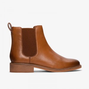 Tan Leather Clarks Cologne Arlo 2 | CLKS-85444