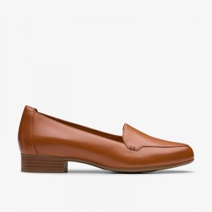 Tan Leather Clarks Krystine Lily | CLKS-84854