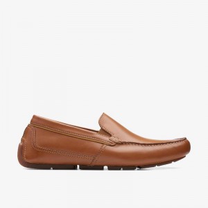 Tan Leather Clarks Markman Plain | CLKS-84462