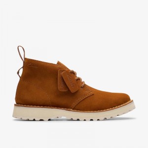 Tan Suede Clarks Solsbury Desert Boot | CLKS-84564