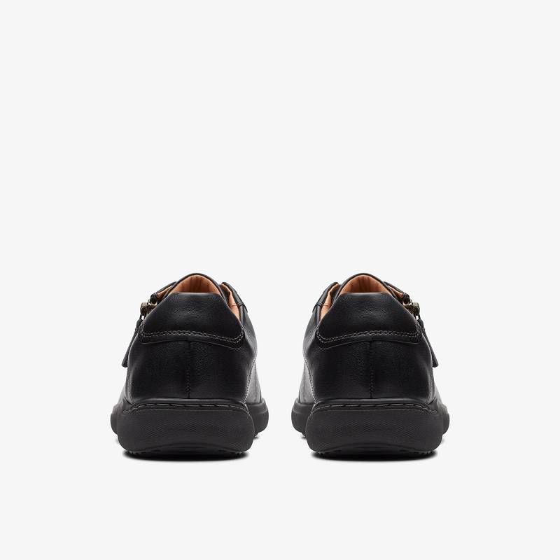 Black/Black Clarks Nalle Lace | CLKS-85174