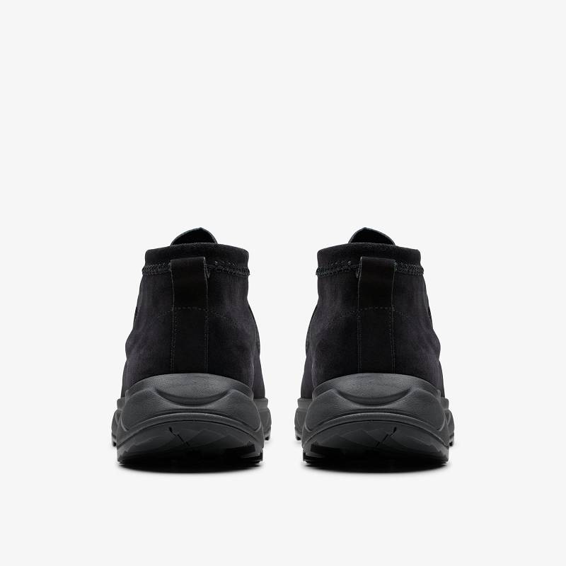 Black/Black Suede Clarks Wallabee Eden | CLKS-84608