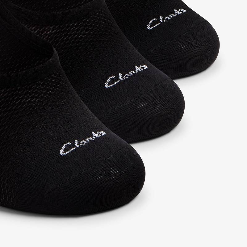 Black Clarks 3 Pack Liners | CLKS-84187