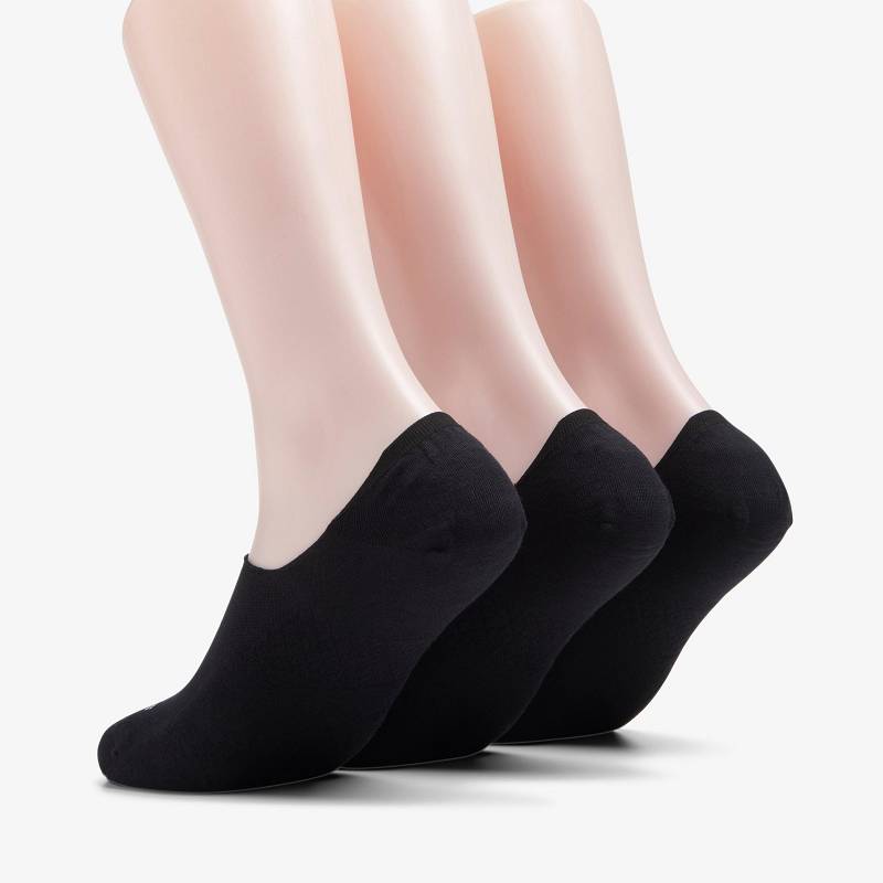 Black Clarks 3 pack Solid Liner Sock | CLKS-84175