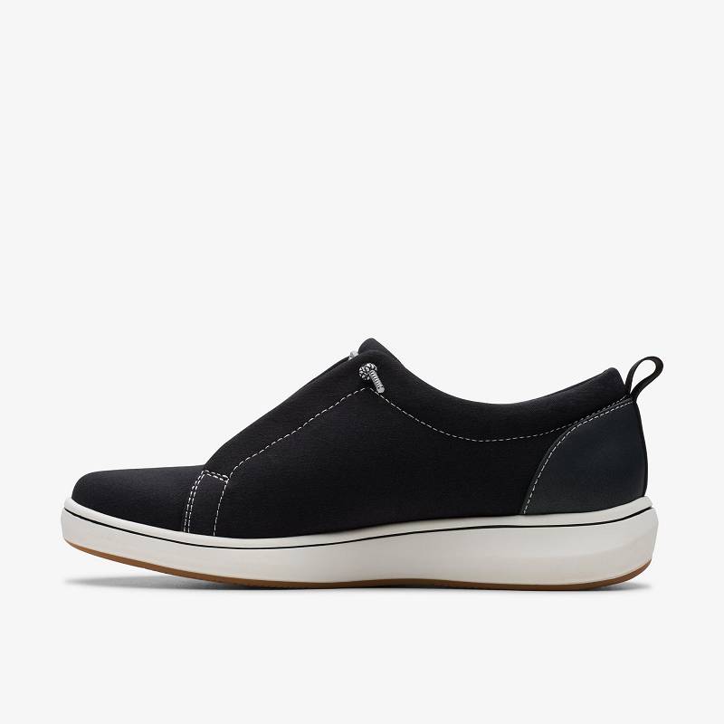 Black Clarks Breeze Sky Lace | CLKS-84852