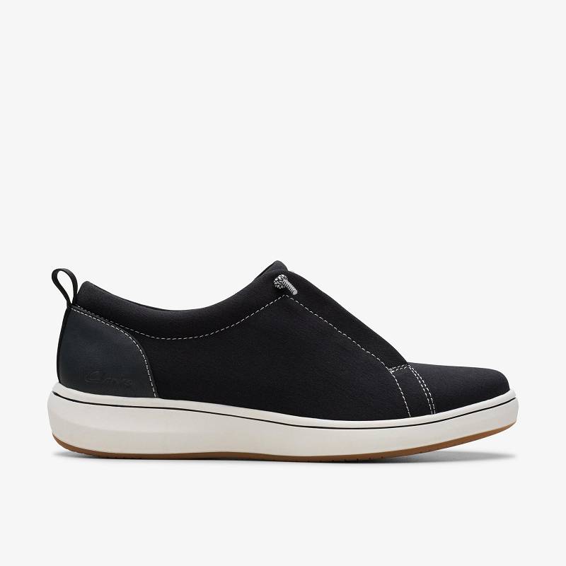 Black Clarks Breeze Sky Lace | CLKS-84852