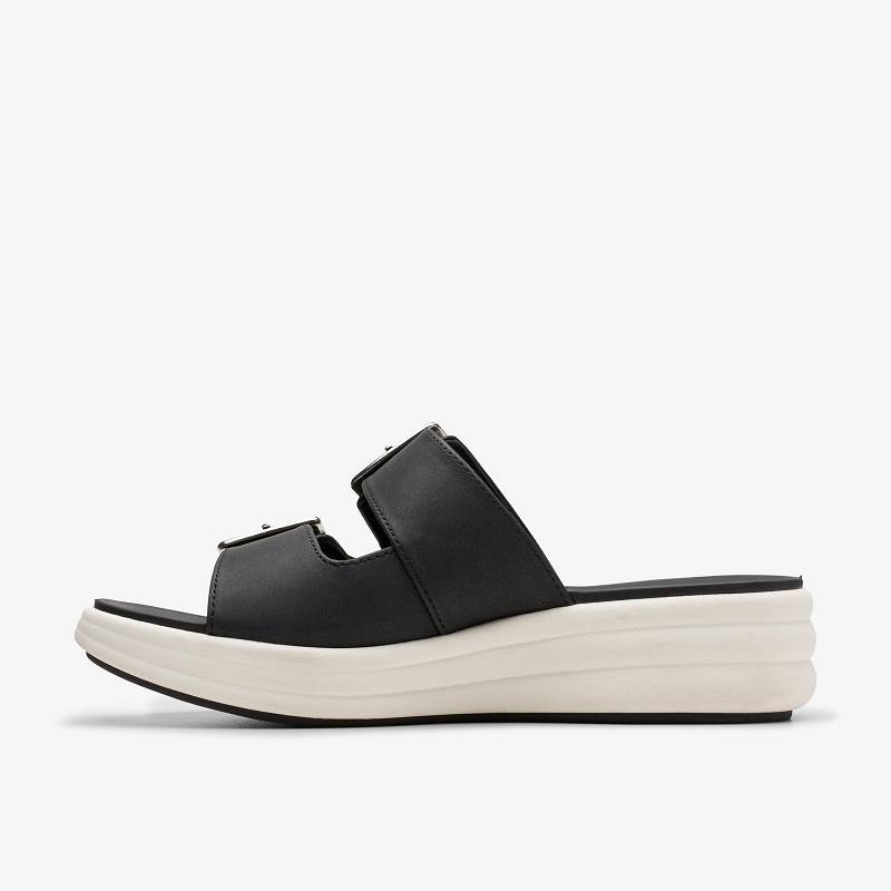 Black Clarks Drift Buckle | CLKS-84700