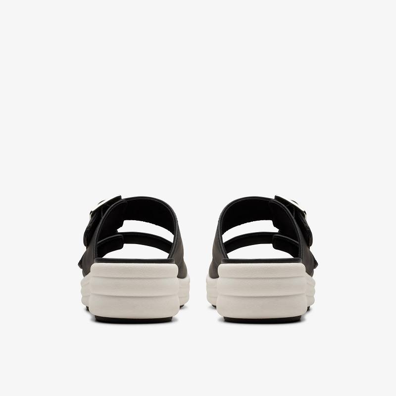 Black Clarks Drift Buckle | CLKS-84700